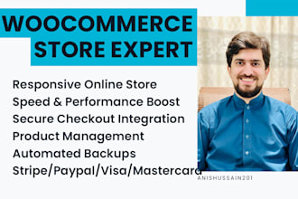 design a wordpress ecommerce website with woocommerce