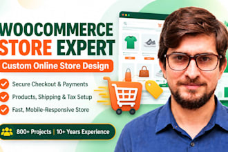 design a wordpress ecommerce website with woocommerce