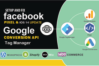 setup facebook pixel conversion API  install pixel and fix