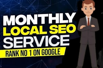 do monthly local SEO for website and gmb to boost google ranking