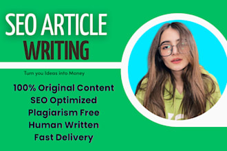 do research and SEO article writing in 24 hours