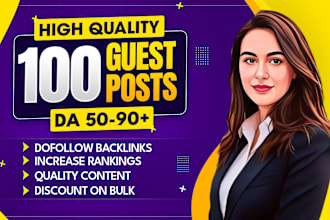 write and publish high da guest post , guest posting with SEO dofollow backlinks