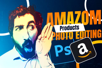 design amazon listings photos and adobe photoshop image editing or infographic