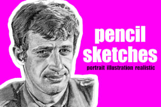 draw pencil sketch portraits