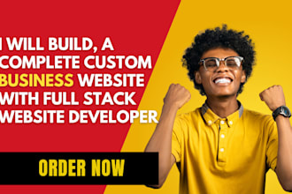 design and develop modern, custom website with latest technologies