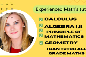 be your online maths science and chemistry tutor of all grade