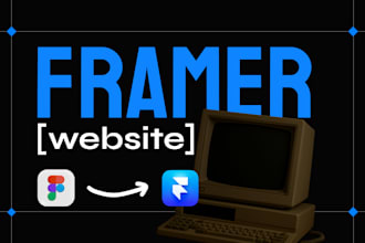 build a framer landing page or website, figma to framer