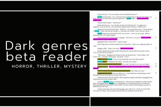 be your horror, thriller or mystery beta reader