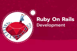 build full stack ruby on rails application and backend apis