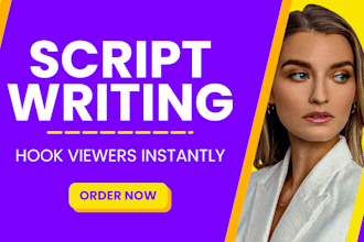 write a persuasive script for your youtube video or vsl