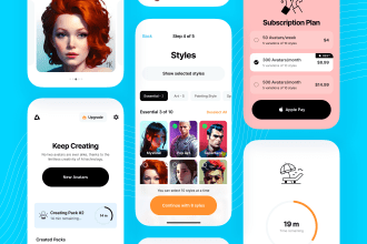 do mobile app ui ux design wireframes and website mockup in figma