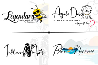 do custom author, photography or signature logo