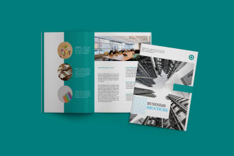 do digital company profile, annual report, corporate business brochure, proposal