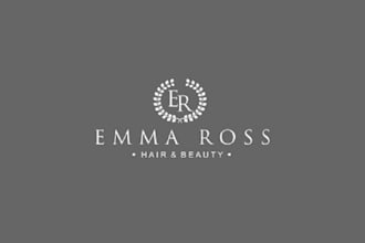 create an elegant super beauty salon logo