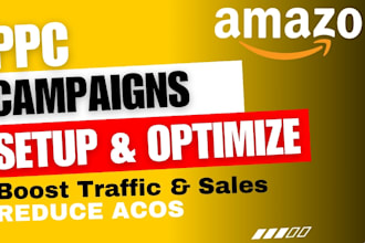 amazon PPC campaigns setup amazon PPC optimization and PPC ads strategist