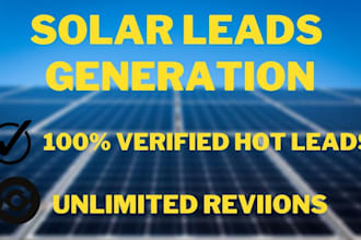 generate hot solar leads for your solar business