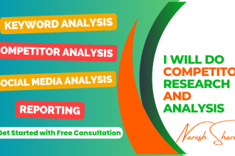 do competitor research and analysis