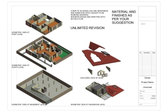 be your architectural revit draughtsman