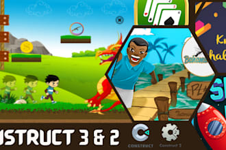 develop and reskin stunning games in construct 3 and c2