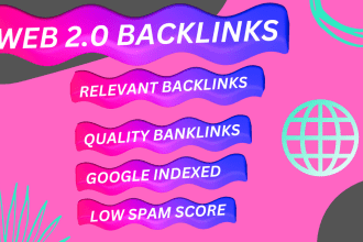 manually provide 70 web 2 0 backlinks to high quality websites
