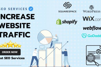 rank your wordpress, shopify, wix, squarespace, godaddy, webflow higher in serp