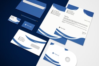 design business card, letterhead and envelop for you