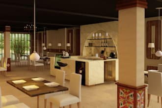 create realistic architectural 3d renders and building models