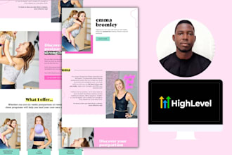 Best Price! build go high level sales funnel and websites on gohighlevel