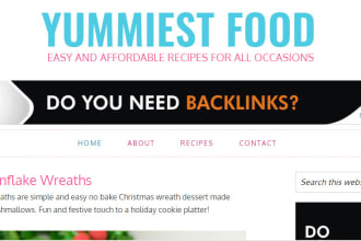 guest post on food high traffic site with do follow links