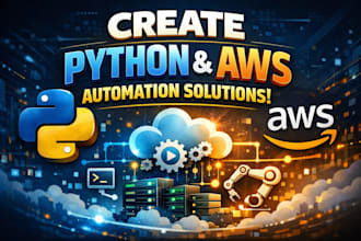 create python and aws automation solutions