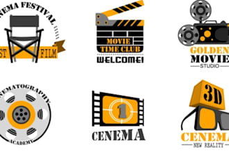 do creative film logo for you with my on creativity