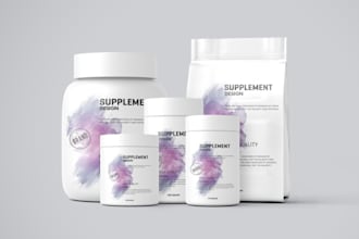 do supplements label design, medicine box packaging