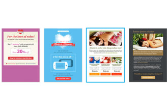 design editable and responsive mailchimp email template