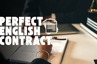 create a perfect english contract