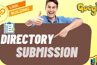 manually submit 15 directory submissions for your website