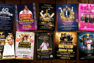 design a happy birthday invitation for your party