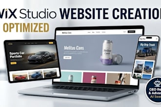 design a premium ai optimized wix studio site