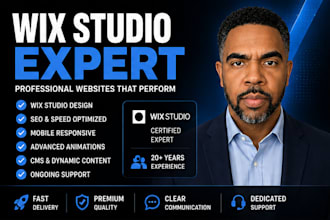 build a wix studio website with SEO and ai optimization