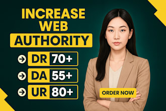 increase ahrefs domain rating DR 70 plus fast with seo backlinks