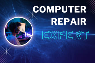 repair, fix, troubleshoot windows, mac computer, pc, laptop remotely