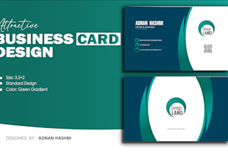 design professional luxury  double sided business card
