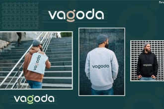 do urban streetwear fashion clothing brand and initial letters logo