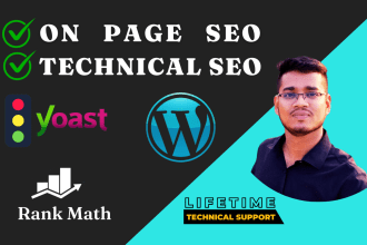 do complete on page SEO optimization with yoast or rank math