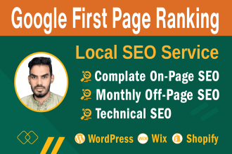 provide google ranking local SEO service optimization for website