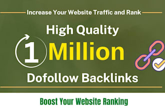 create high quality dofollow seo backlinks for search ranking