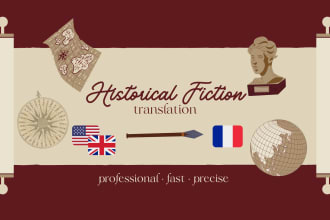 translate your historical fiction from english to french