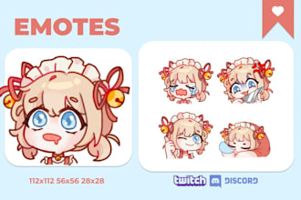 draw chibi emotes badges