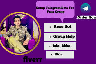 create best chatbot to manage your telegram group