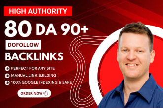 create high authority manual da 90 dofollow SEO backlinks for ranking