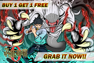 draw you as an anime jujutsu kaisen character